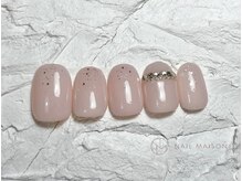 ネイルメゾン 渋谷店(NAIL MAISON)/オフィスピンクラメ￥5800