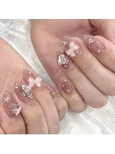ネイルズバー 新宿店(Nails Bar)/ハートビジューネイル