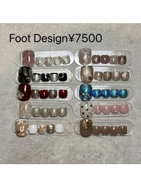 7500円　フットデザイン