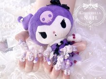 シンデレラネイル(CINDERELLA NAIL)/【スカルプ長さだしネイル】