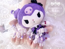 【スカルプ長さだしネイル】