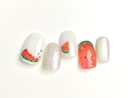 スイカアートネイル