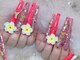 エスフィーネイルサロン ブリーユ(Esfy nailsalon Brille)の写真/長さ2枚MAXまでOK★超ロングスカ!!細部までこだわる完成度の高い仕上りへ★【スカルプシンプル¥13500~】