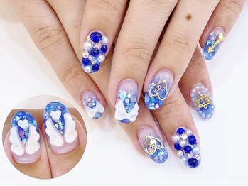 ネイルコレクション ピンク(Nail Collection Pink)/スカルプ付け放題☆3Dリボン