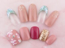 リアン(lien)/ハンド＆フットお揃いネイル