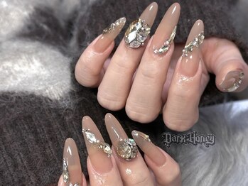 ダークハニー 原宿店(Dark Honey)/ゴージャスストーンアートネイル
