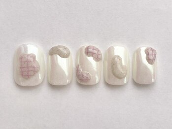 アイネイルズ 池袋店(I-nails)/オーロラぷっくりチェック