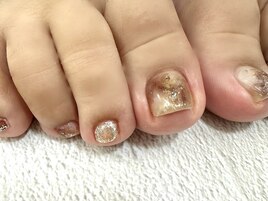 フットネイル秋♪