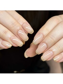 マイオティック ネイル(miotic nail)/ヌーディーカラーミラーライン