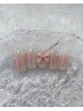 グリッター(GLITTER)/春ネイル