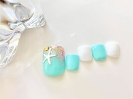 夏☆シェルネイル♪フット