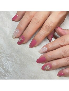 ピンクネイル