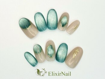 エリクサーネイル 神田(Elixir Nail)/ハンドシンプル/クーポン使用