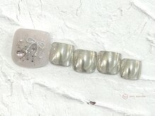 ネイルメゾン 池袋店(NAIL MAISON)/キラキラリボン¥7500