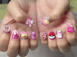 ヤドンネイル ポケモンネイル