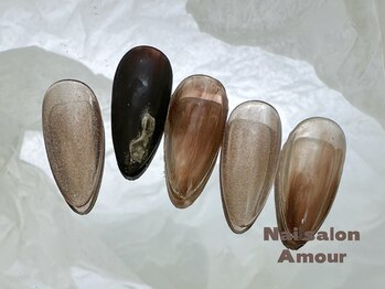 キラキラ秋のネイルコース¥7980