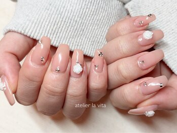 薔薇パーツ・オフィスネイル