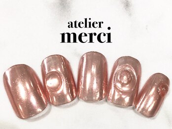 アトリエ メルシー 代々木(atelier merci)/ミラーネイル