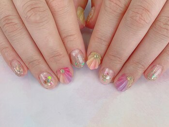 ネイルエルーシェ 立川店(Nail Ercher)/マーメイドネイル