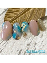 ネイルサロン クイル(QUILL)/７月ターコイズ（２）