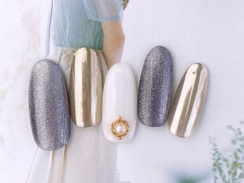ネイルサロンフォーユー(for u)/ミラーネイル￥5980