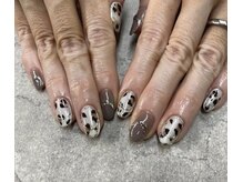 ネイルサロンファストネイルプラス 新宿店(FAST NAIL PLUS)/秋ネイル2023【レオパード】