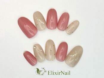 エリクサーネイル 神田(Elixir Nail)/ハンドシンプル/クーポン使用