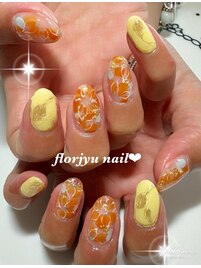 ニュアンスフラワーnail