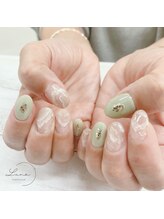 ネイルアンドまつ毛エクステ ルーナ イオン相模原店/春のニュアンスネイル