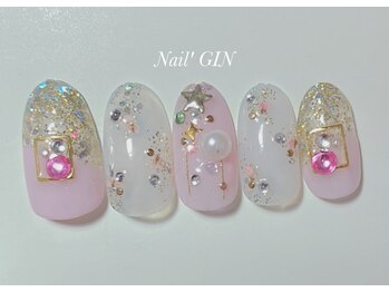 ネイル ジン(Nail' GIN)/【HAND】定額デザインC