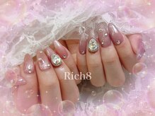 ネイルアンドまつげエクステ リッチエイト 原宿店(Rich8)/ちゅるんマグネットネイル