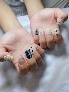 アイスティ(aisti)/落書きネイル