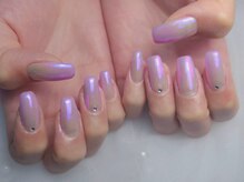 ネイルバイピヌ(nail by pinu)/グラデーション×オーロラ