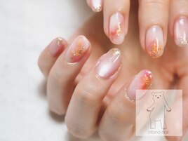水光マグ ニュアンスネイル