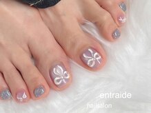 アントレッド(entraide)/きらきらリボンネイル