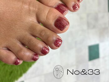 ナンバーアンドスリーサン(No&33)/フットネイル