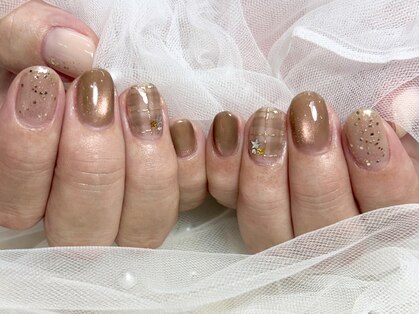 アプリコットネイル(apricot nail)の写真