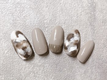 エストラッシュアンドネイル 銀座店(est lash&nail)/8500円コース　ミラーネイル