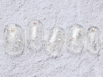 アイ ネイルズ 天神店(I nails)/クリアオーロラ¥6800