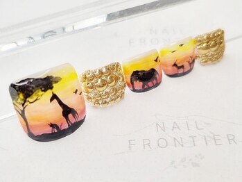 ネイルフロンティア 吉祥寺(NAIL FRONTIER)/手描きアマゾン11980円