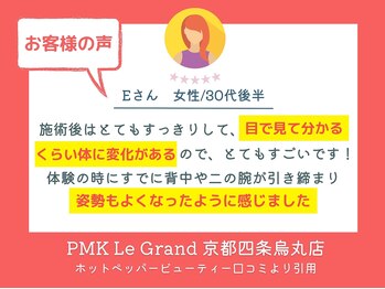PMK 四条烏丸店/口コミ紹介4
