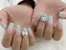 ルノン 獨協大学前店(LUNON)/グラデーション×キャラパーツ