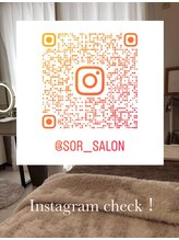 ソア/サロンInstagram覗いてください