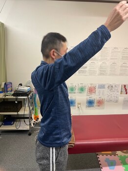 整体院 翔/50肩の施術前の稼働域測定