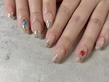 ネイルサロン ドゥ(Nail Salon Doux)/【ラテリア】持ち込みXmasネイル