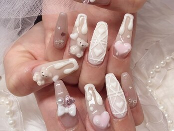 ミイネイル(Me nail)/【長さだし×バレンタイン】