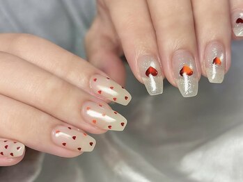ネイルサロン マルコ(nail salon MARCO)/シンプルハートネイル