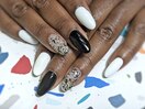 白黒ネイル