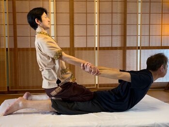 くすの木タイ古式サロン アンド スクールの写真/【男性でお疲れの方必見】全身しっかり伸ばし心身ともにスッキリ☆[ツライ]と感じた時にすぐ通えるサロン♪