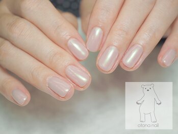 オトナネイル(otona nail)/シンプルオーロラミラーネイル